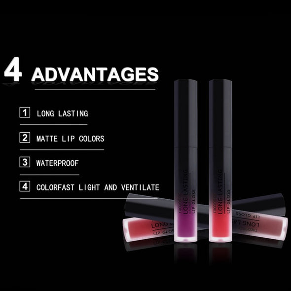 24 Colour Matte Waterproof Lipstick